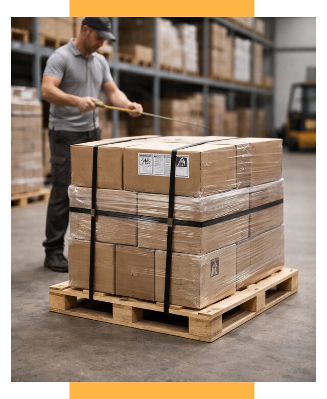 Упаковка и паллетирование грузов от 3571 р. | СетСервис-Срв