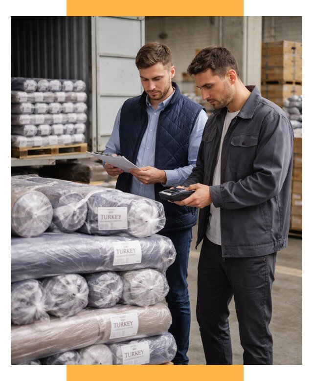 Доставка текстиля из Турции от 45909 р. под ключ, СетСервис-Срв