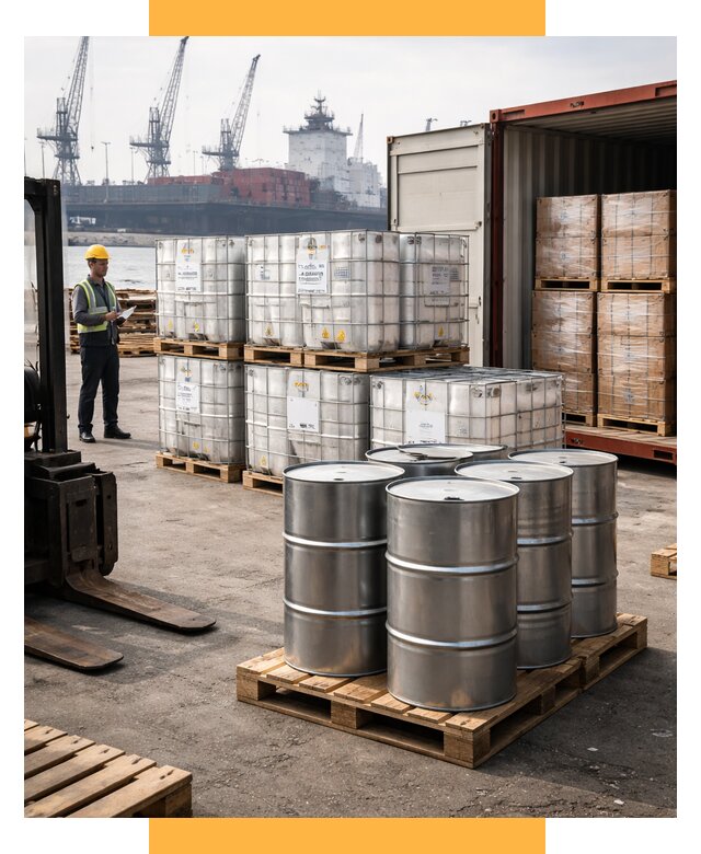 Доставка химического сырья из Индии от 255050 р. | СетСервис-Срв