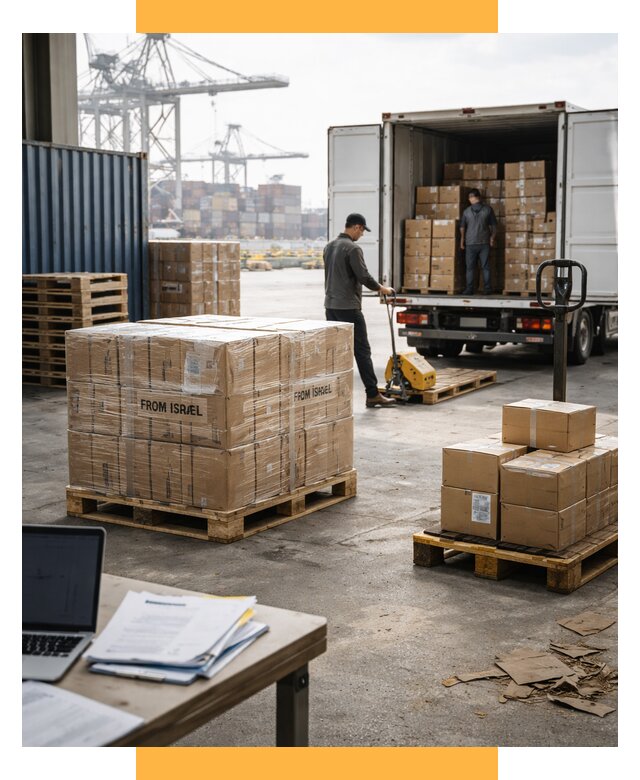 Доставка грузов из Израиля от 15303 р., логистика от СетСервис-Срв