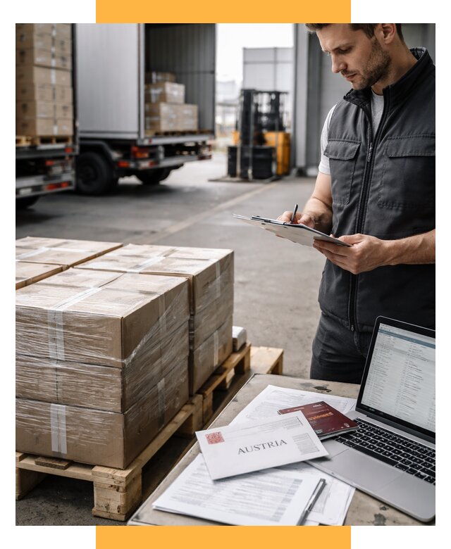 Доставка в Австрию от 66313 р. Логистика и экспорт СетСервис-Срв