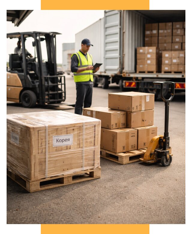 Доставка грузов в Корею из России от 35707 р. | СетСервис-Срв