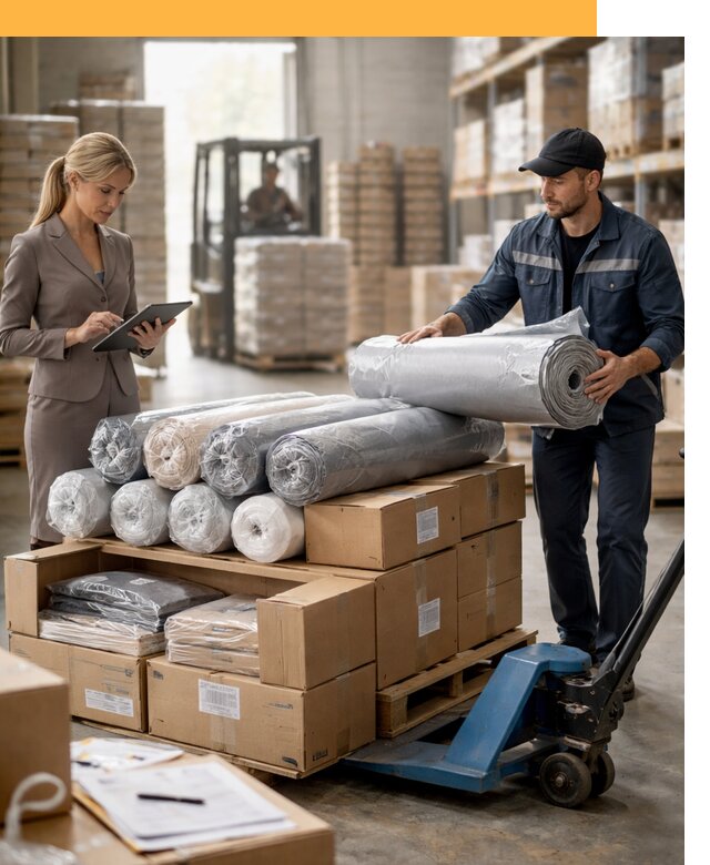 Перевозка текстиля по миру от 15303 руб. с таможней и страхованием