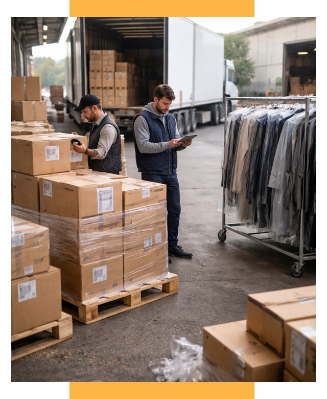 Перевозка и доставка одежды из Китая от 7652 р., СетСервис-Срв