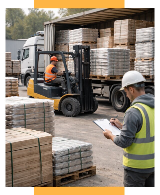 Перевозка строительных материалов от 5611 р. | СетСервис-Срв