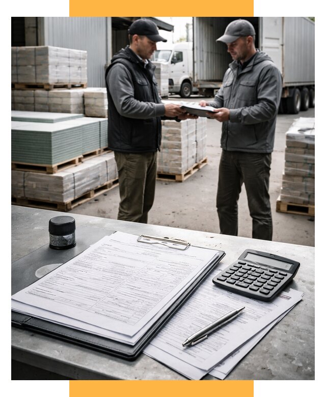 Таможенное оформление стройматериалов от 8672 р. | СетСервис-Срв