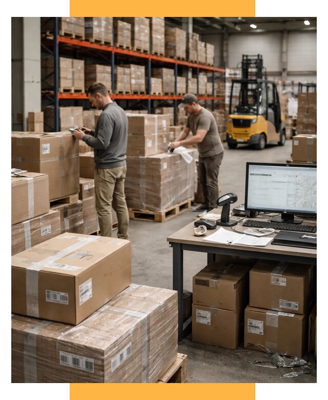 Склад консолидации в Европе от 6631 р., услуги СетСервис-Срв